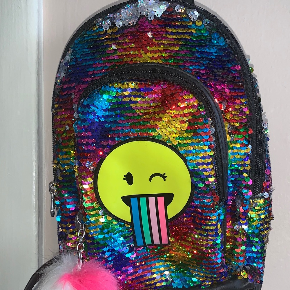 Justice Small girls Flipping Sequins backpack
